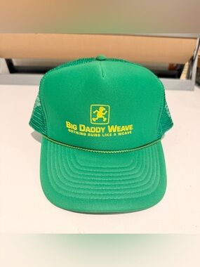 Vintage Big Daddy Weave Trucker Hat Religion Band Promo Merch Parody SnapBack